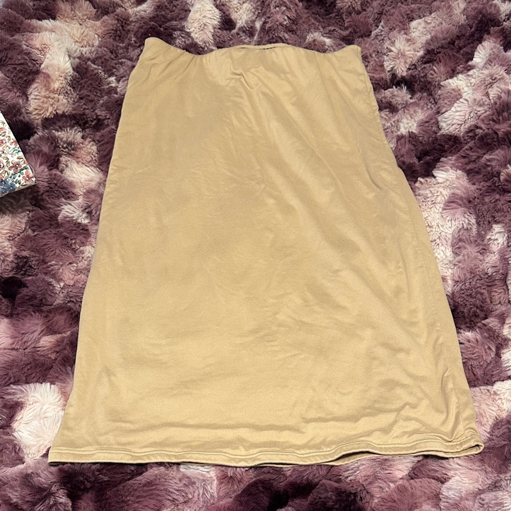 Tan Women's Maternity Skirt